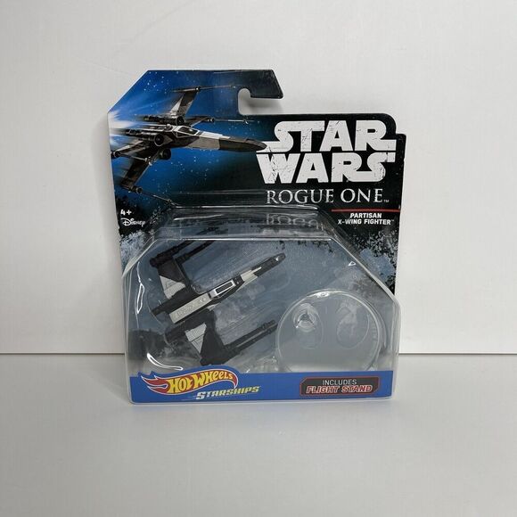 Hot Wheels Star Wars Rogue One Partisan X-Wing Fighter w/ Flight Stand - NEW‎ - Picture 1 of 7